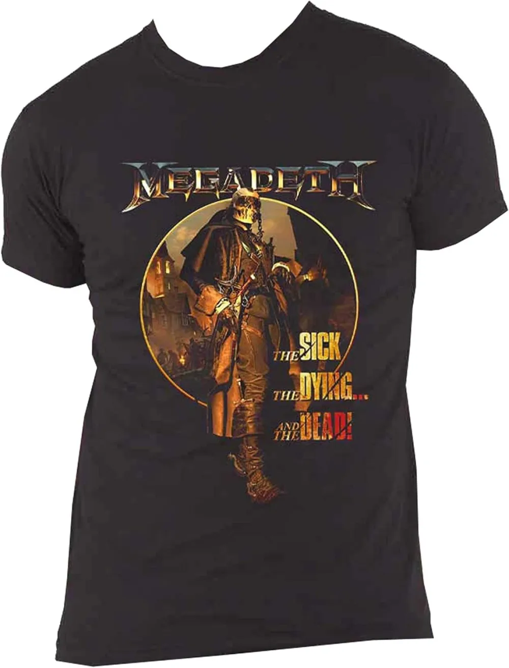 Men's Printed Round Neck Casual T-Shirt