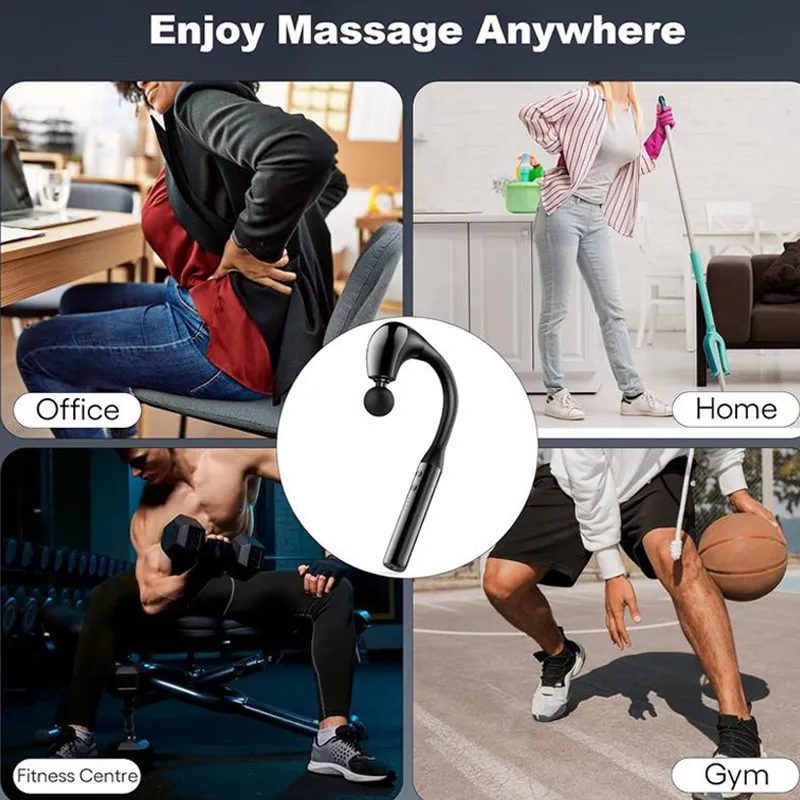 ⏳Time-limited Special⌛U-shaped Extended Comfortable Massage Fascia Gun