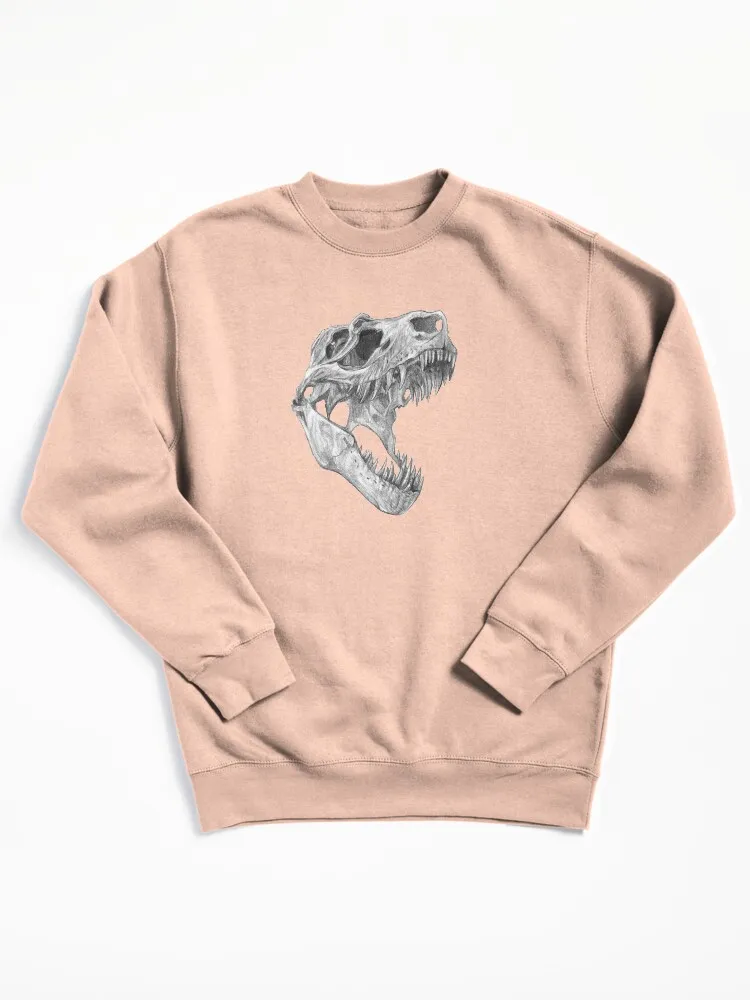 T-rex Skull Pullover Sweatshirt
