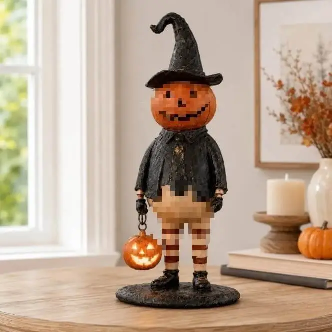 Halloween Handheld Pumpkin Lantern Ornament