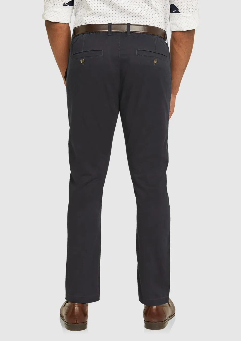 Black Chester Loose Tapered Chino Pants