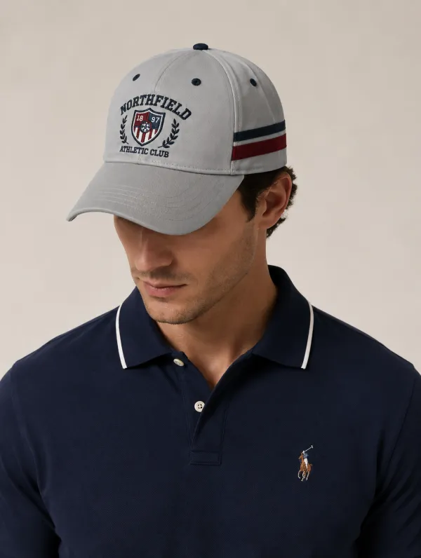 Unisex Northfield Athletic Club Soccer Shield Embroidered Baseball Cap