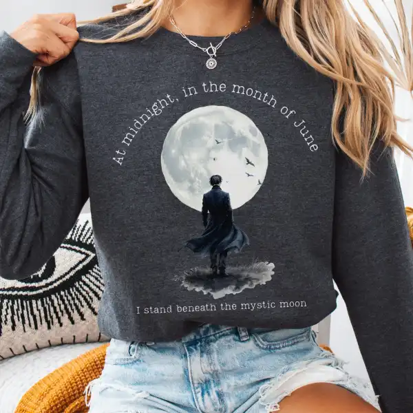 Midnight Lunar Solitude Sweatshirt