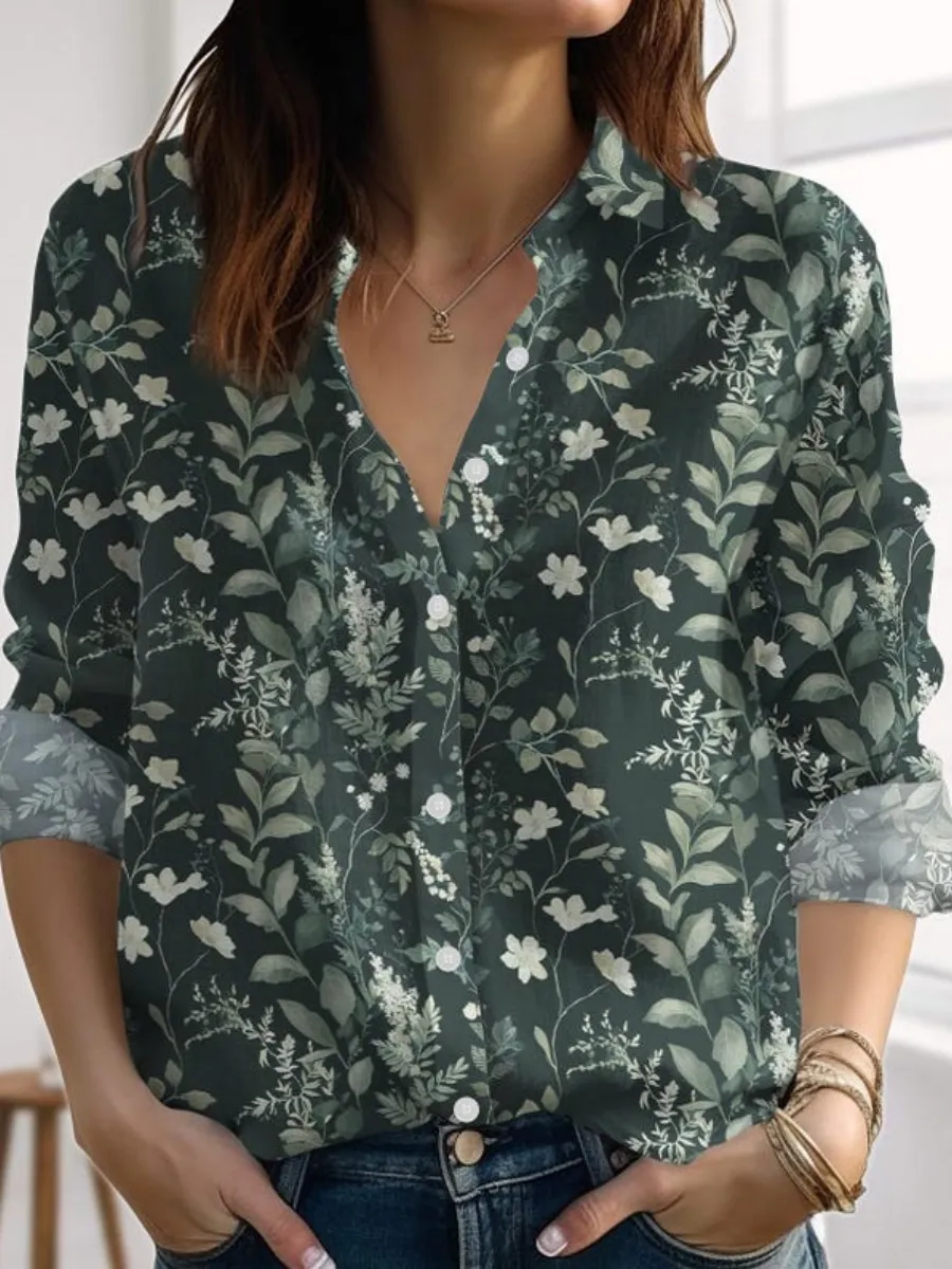 Botanical Button Up Shirt