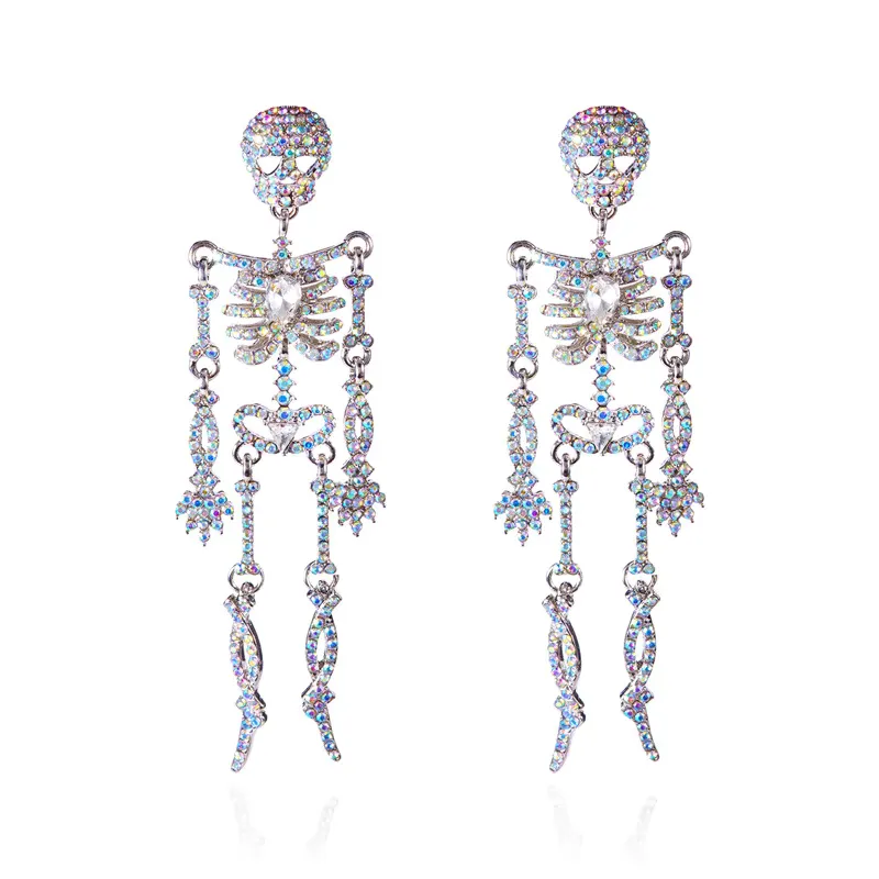 Gothic Gorgeous Rhinestone Skeleton