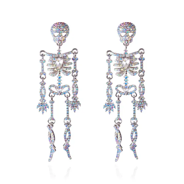 Gothic Gorgeous Rhinestone Skeleton