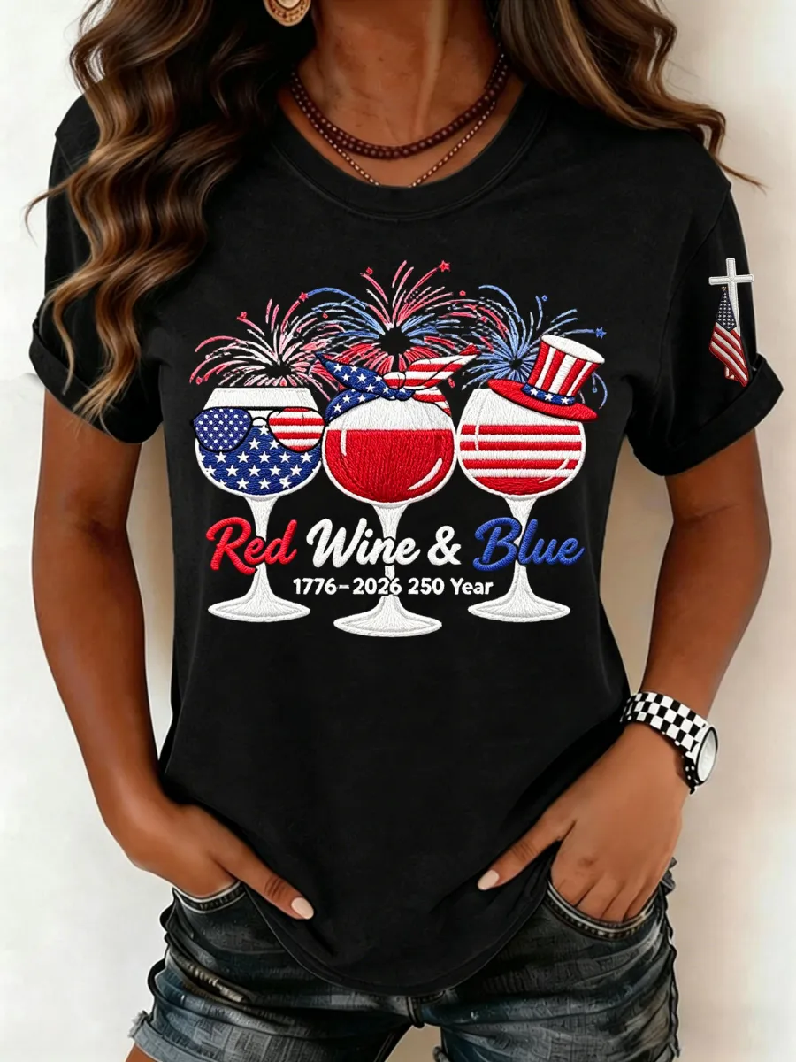 Women's American 250th Anniversary Printed T-Shirt