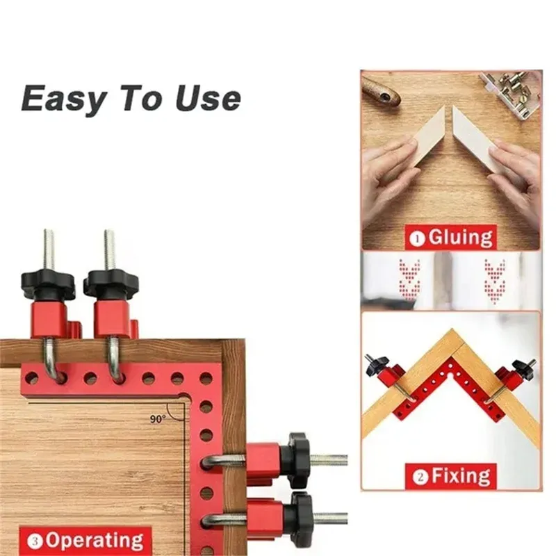 Precision Positioning Woodworking Right Angle Clamp