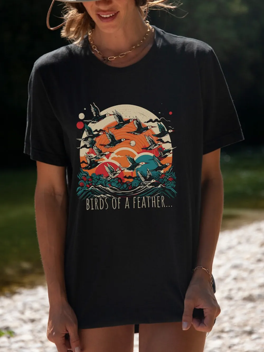 Bird Story Graphic T-Shirt