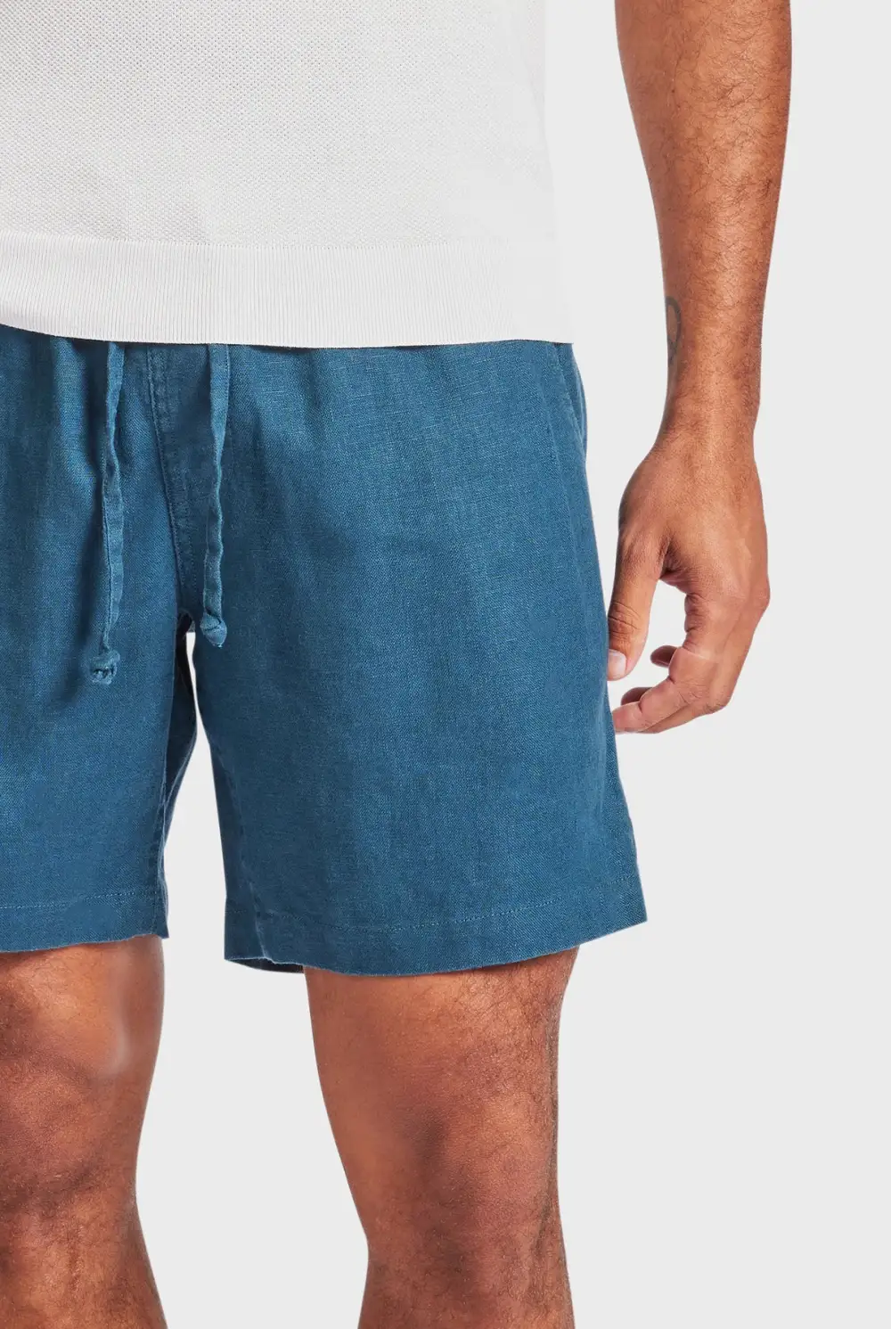 Bluegrass Linen Elastic Waist Short