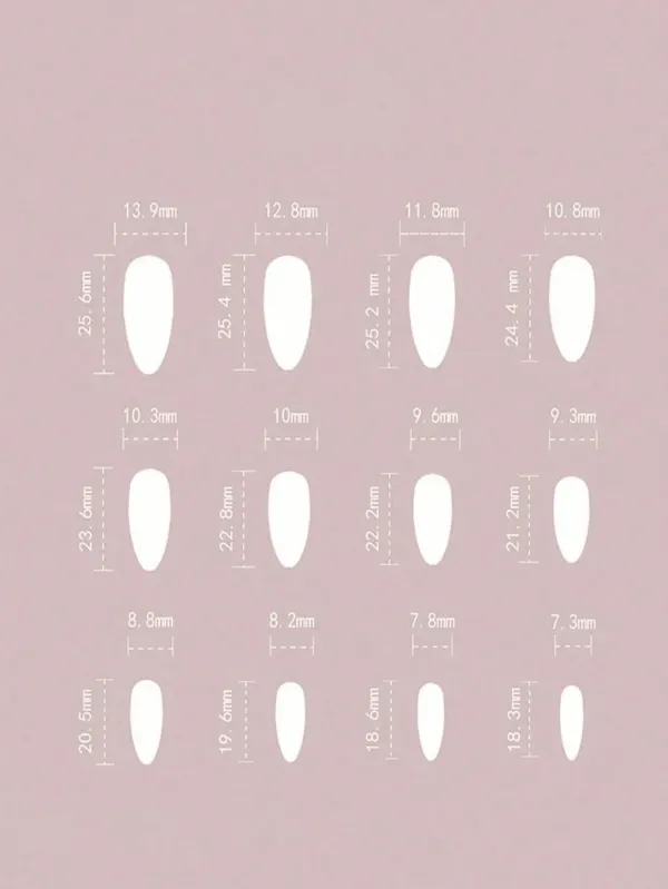 Nailhour Nude Minimalist 24Pcs Office Wedding Girls Daily Press On Nails