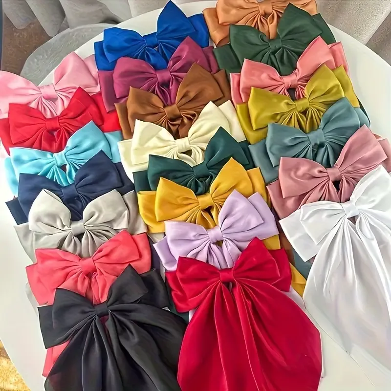 Casual Style Large Bow Hairpins