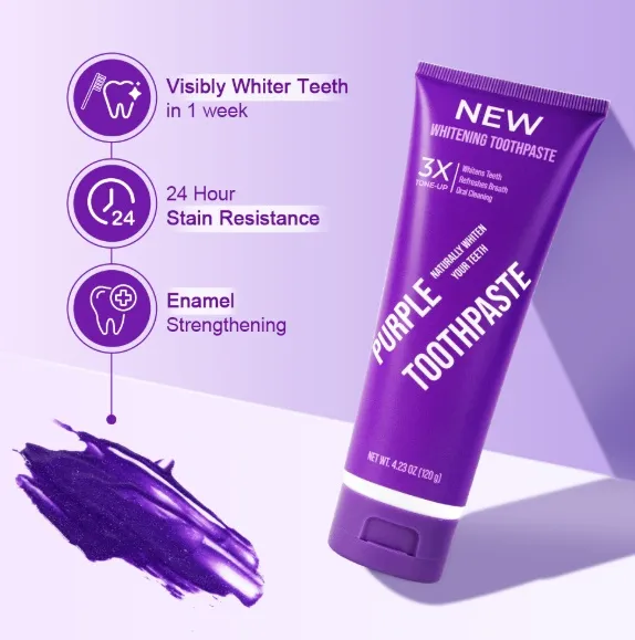 Renew Your Smile with This Toothpaste - The All - new Purple Whitening Toothpaste, Making a Stunning Debut! Renew Your Smile with This Toothpaste - The All - new Purple Whitening Toothpaste, Making a Stunning Debut! Renew Your Smile with This Toothpaste