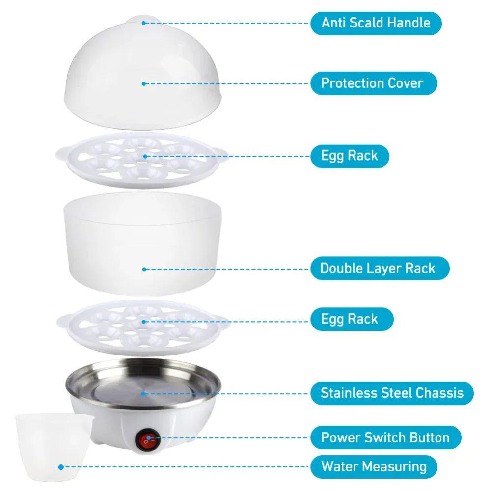 Quick Heating Large-Capacity Egg Cooker