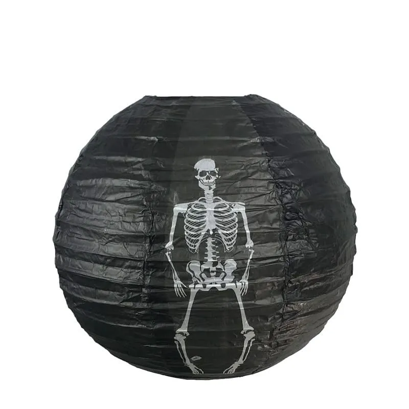 2026 Halloween Pumpkin Paper Lantern Decorations Party Setup（26*26*0.3CM)