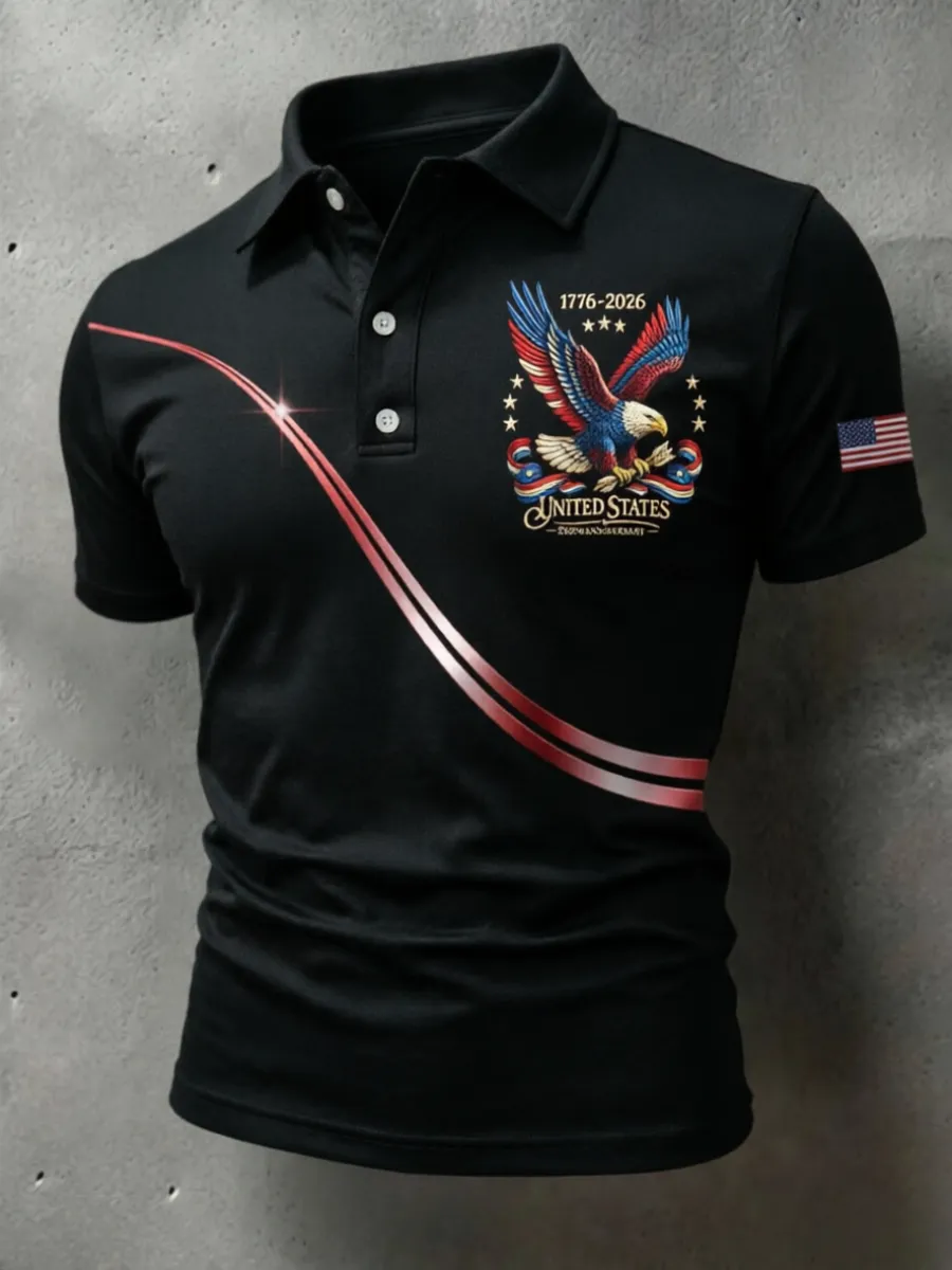 Men's 250th Anniversary Celebration Printed Polo Shirt