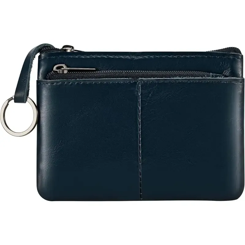 Women's Dark Blue Leather Wallet