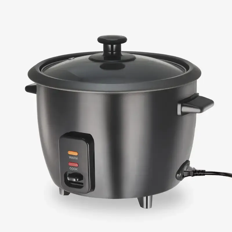 Black Versatile 6-Cup Rice Cooker