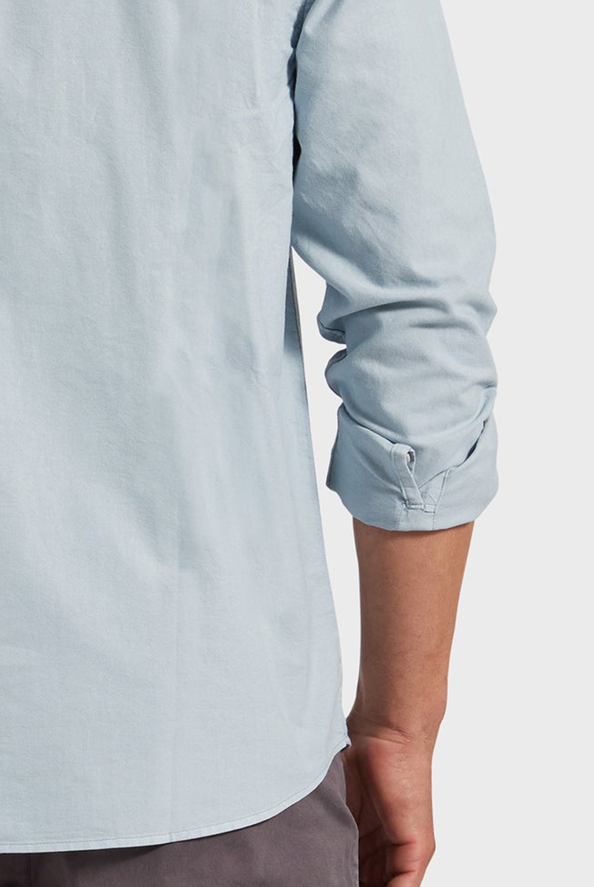 Vintage Oxford Shirt-Lavender stripe