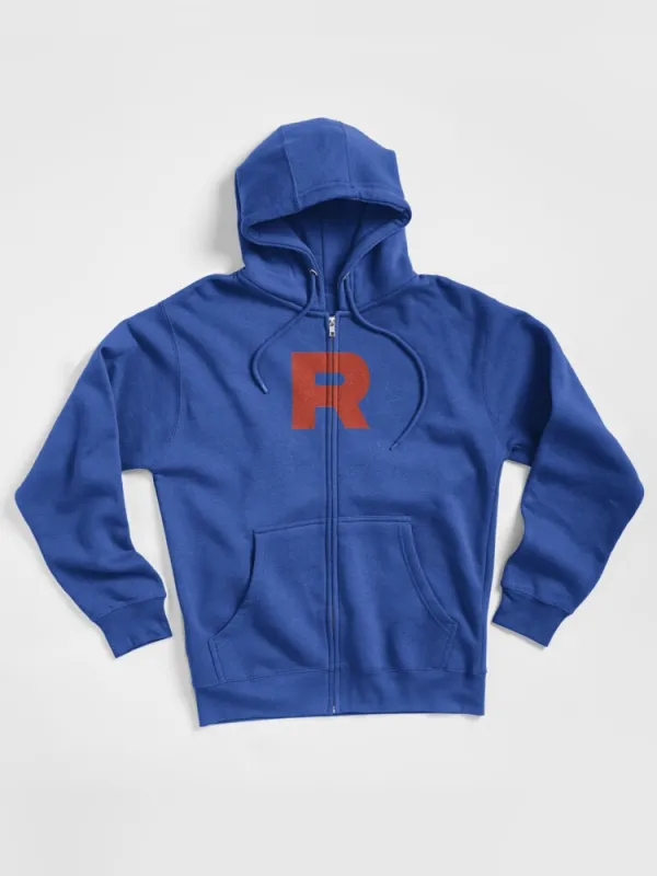 Team Rocket Zipped Hoodie