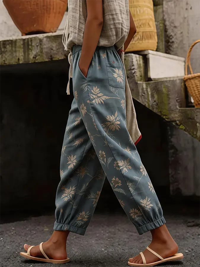 Women's Casual Cutout Trousers