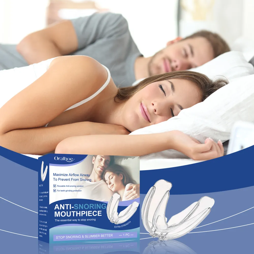 Oralhoe,Sleep anti-snoring mouthguard, comfortable design, cares for sleep quality, anti-snoring and choking mouthguard-$GO