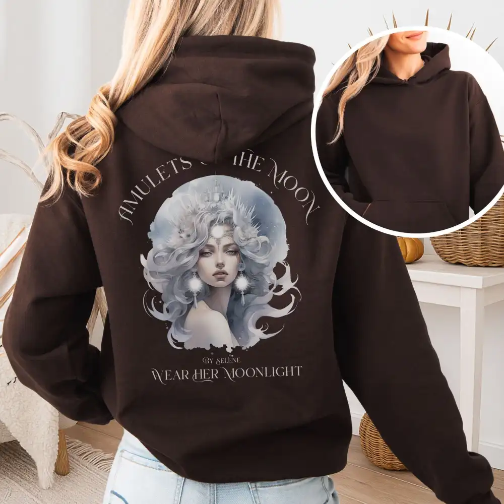 Moon Print Hoodie