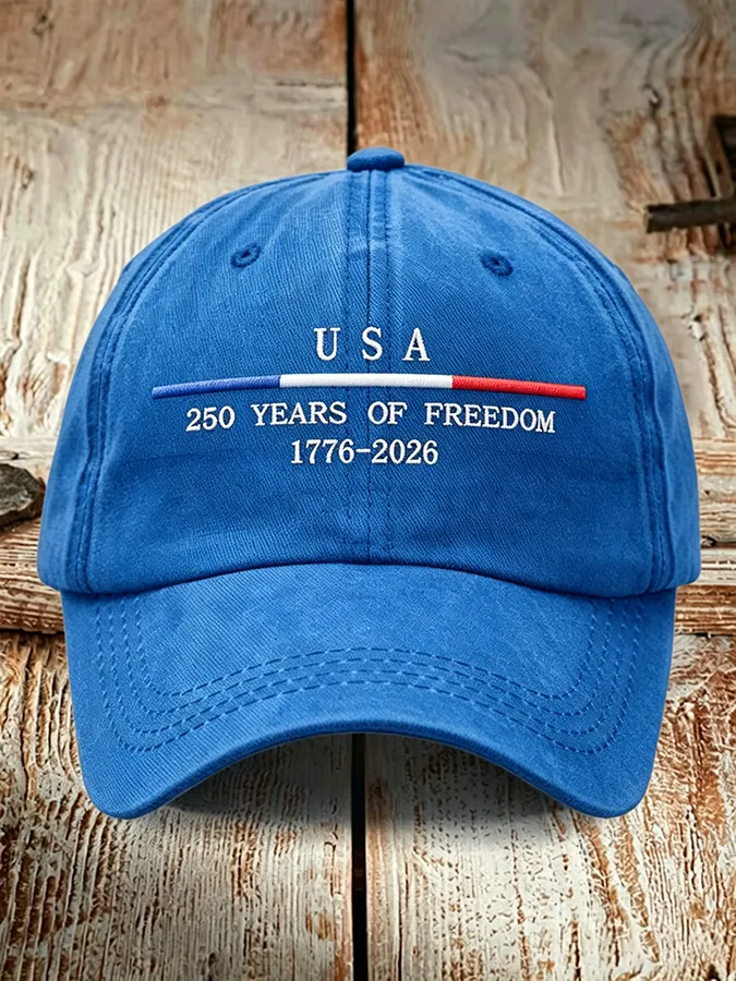 250Th Anniversary Embroidered Duck Tongue Hat In The United States