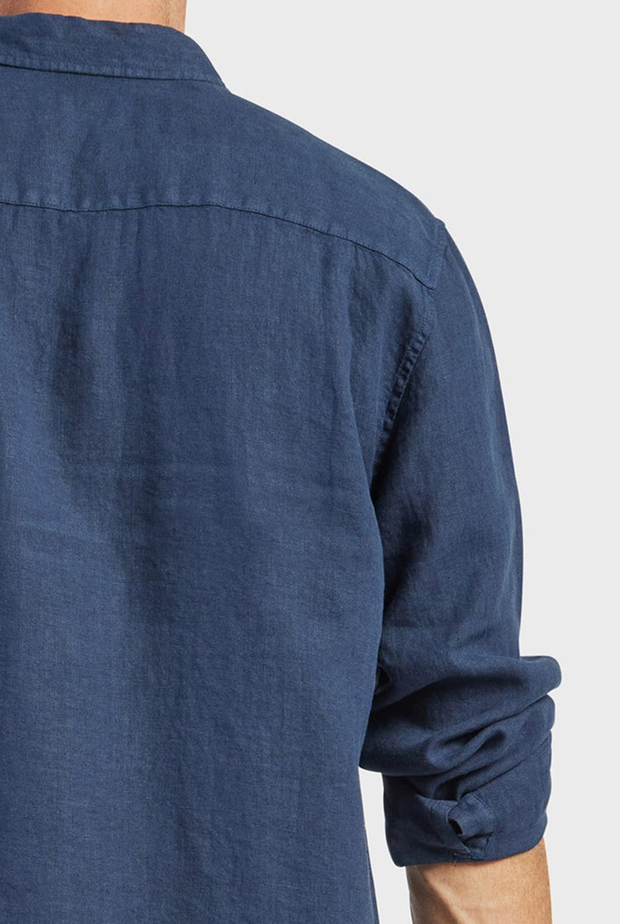 Hampton Linen Shirt-Navy