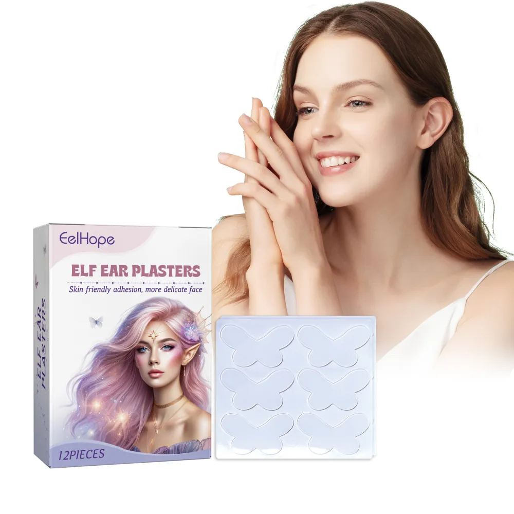 Butterfly-shaped ear support