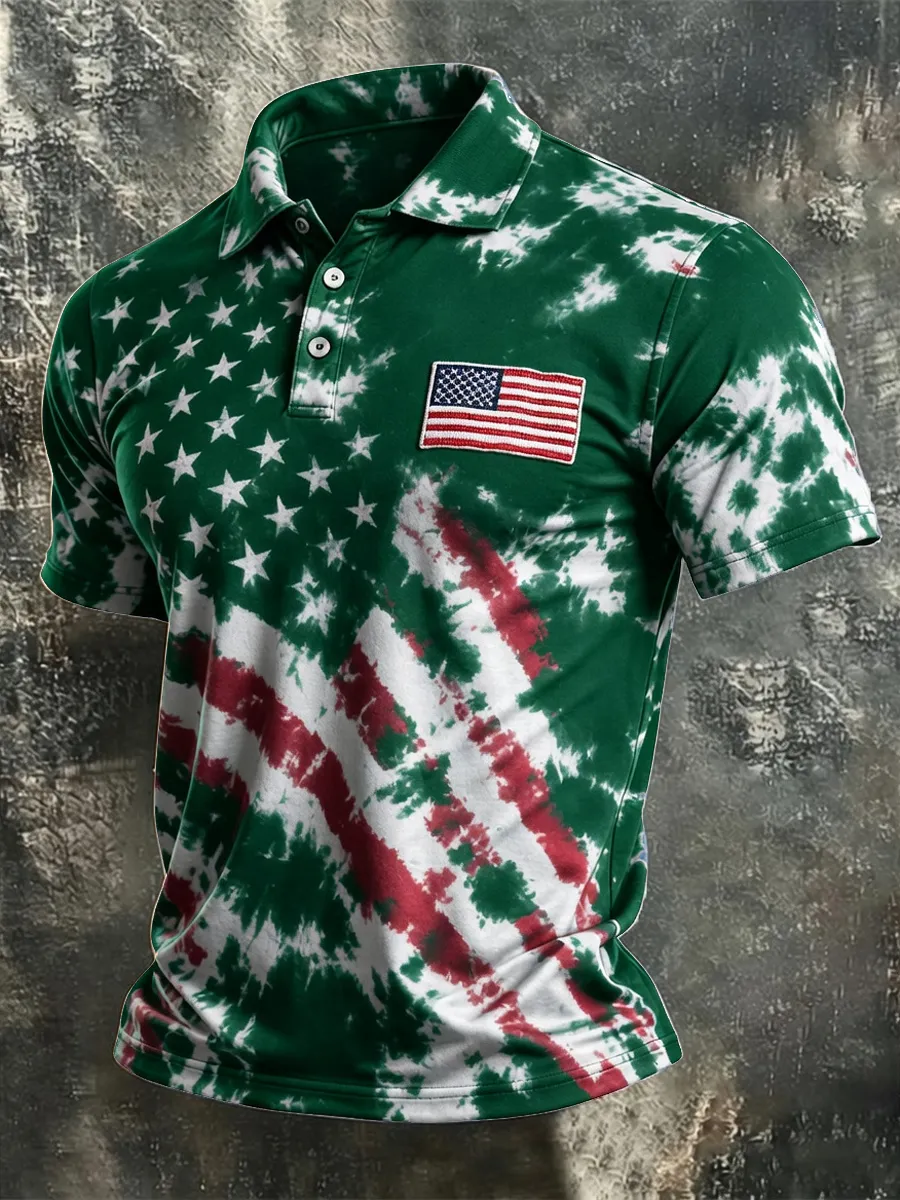 Men's America Anniversary Short-Sleeve Polo Shirt