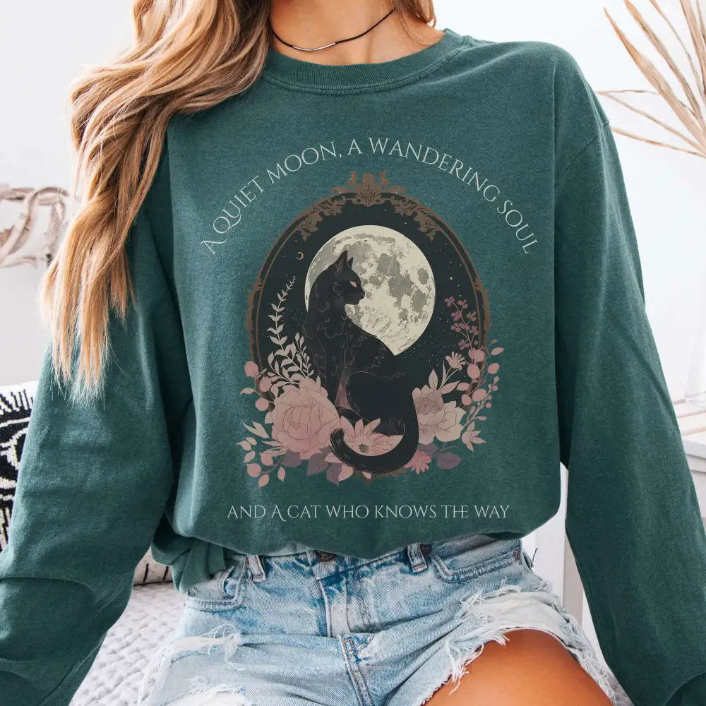 The Cat Who Knows The Way Long Sleeve Tee