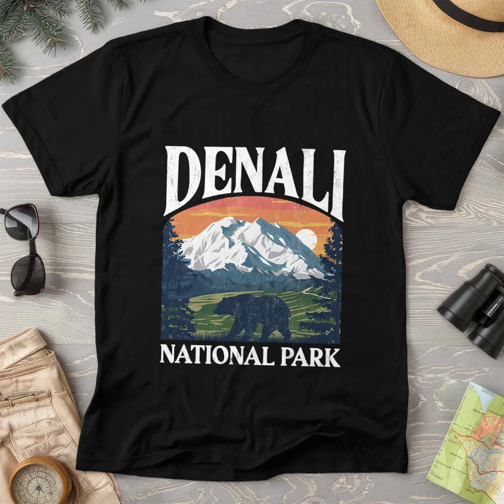 Comfortable Color Letter T-Shirts