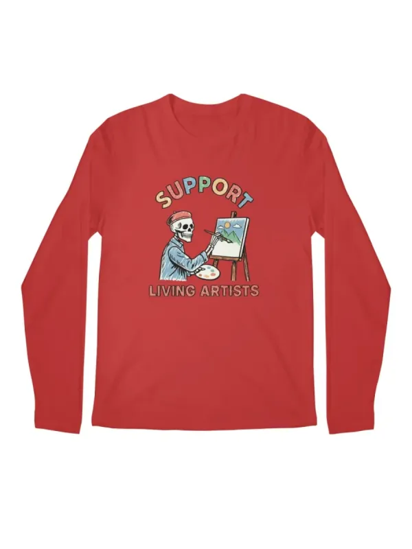 Skeleton Artist Graphic Tee