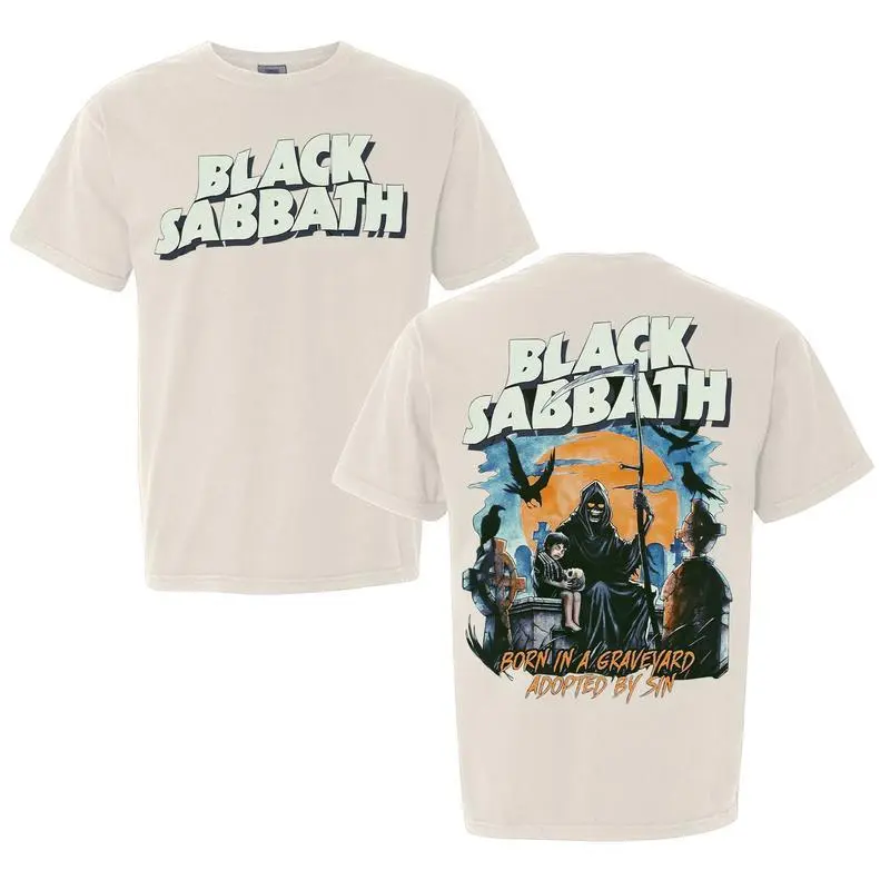 BLACK SABBATH Born In a Graveyard Washed T-Shirt