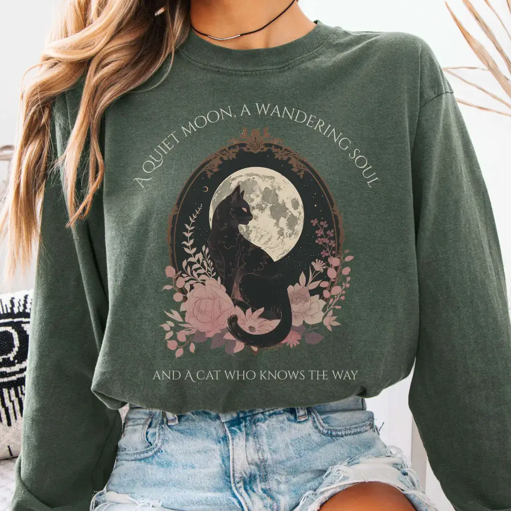 The Cat Who Knows The Way Long Sleeve Tee