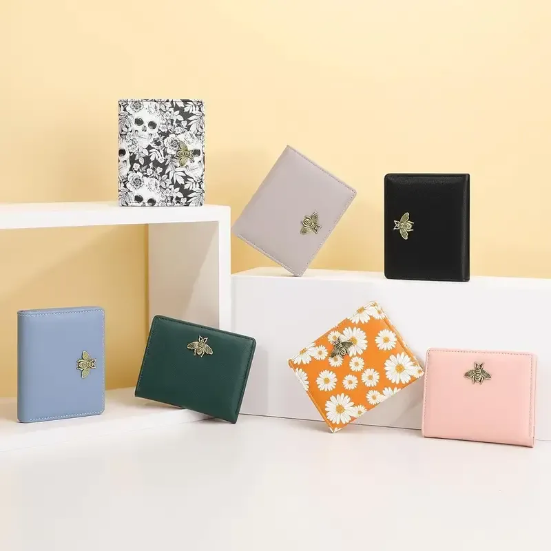 Women's  Black Blocking Wallet