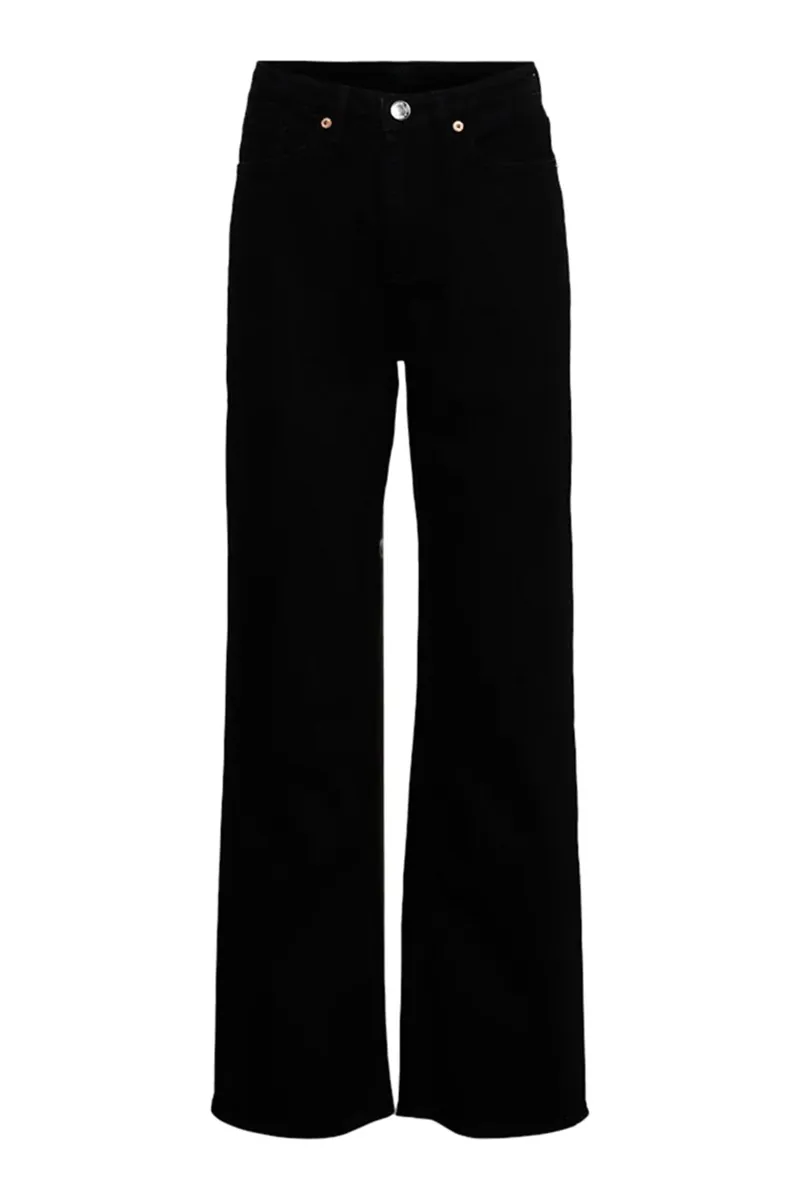 Fashion High Rise Wide Leg Jeans