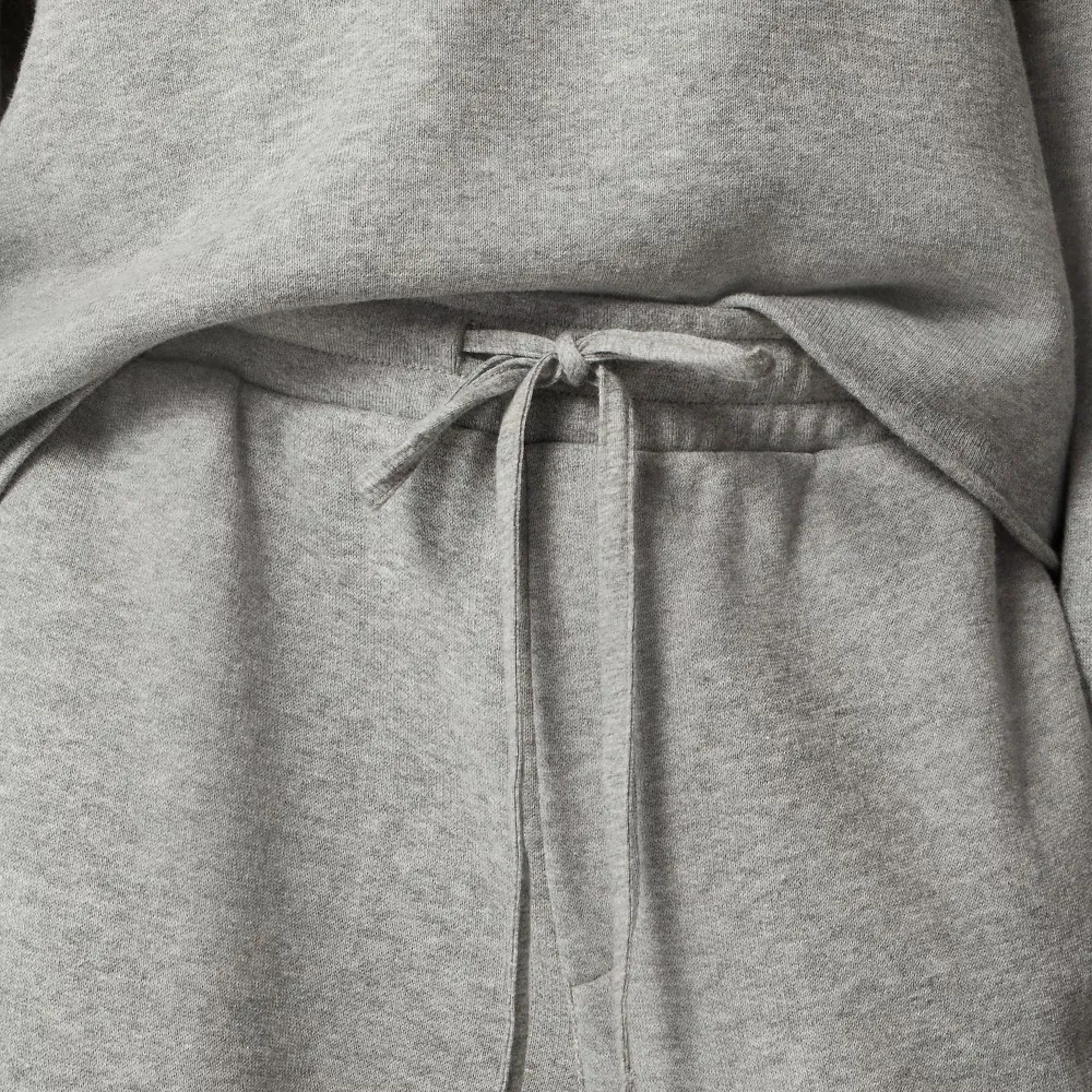 Stretch Terry Wide-Leg Sweatpants