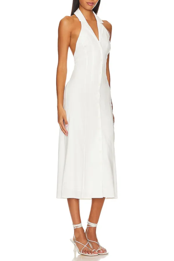 Button Down Midi Dress