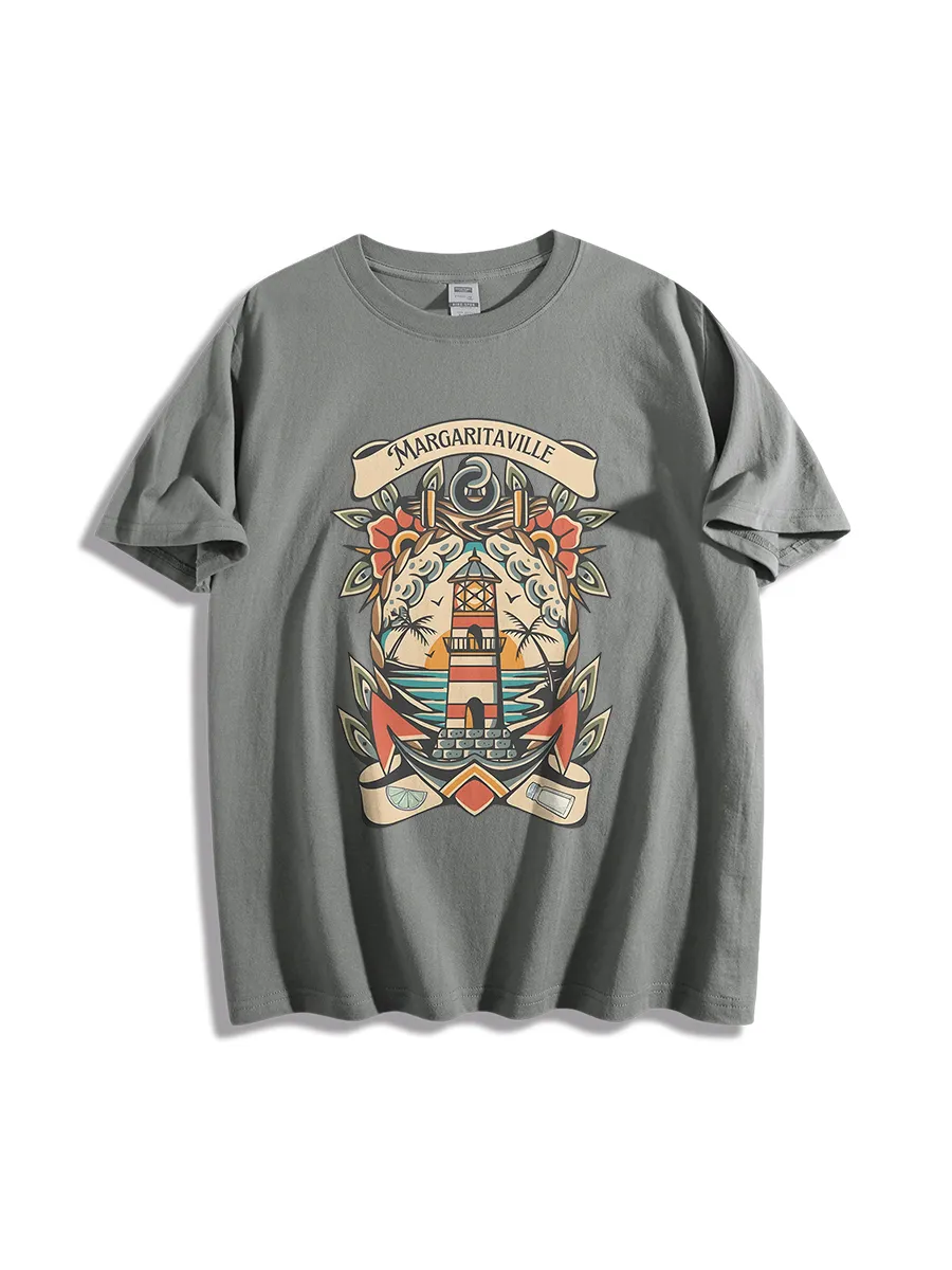 Crew Neck Casual Style Tee
