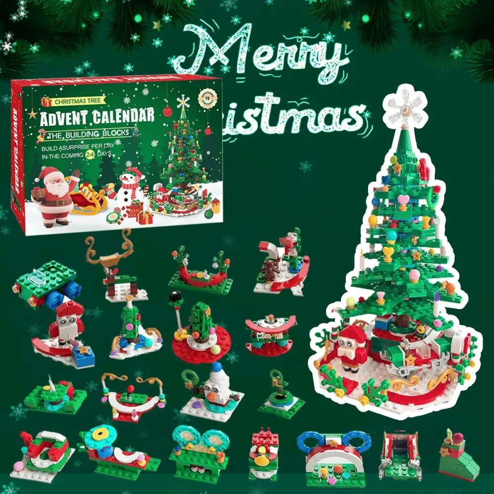 Christmas Advent Calendar Building Blocks | 24 Days Countdown Blind Box