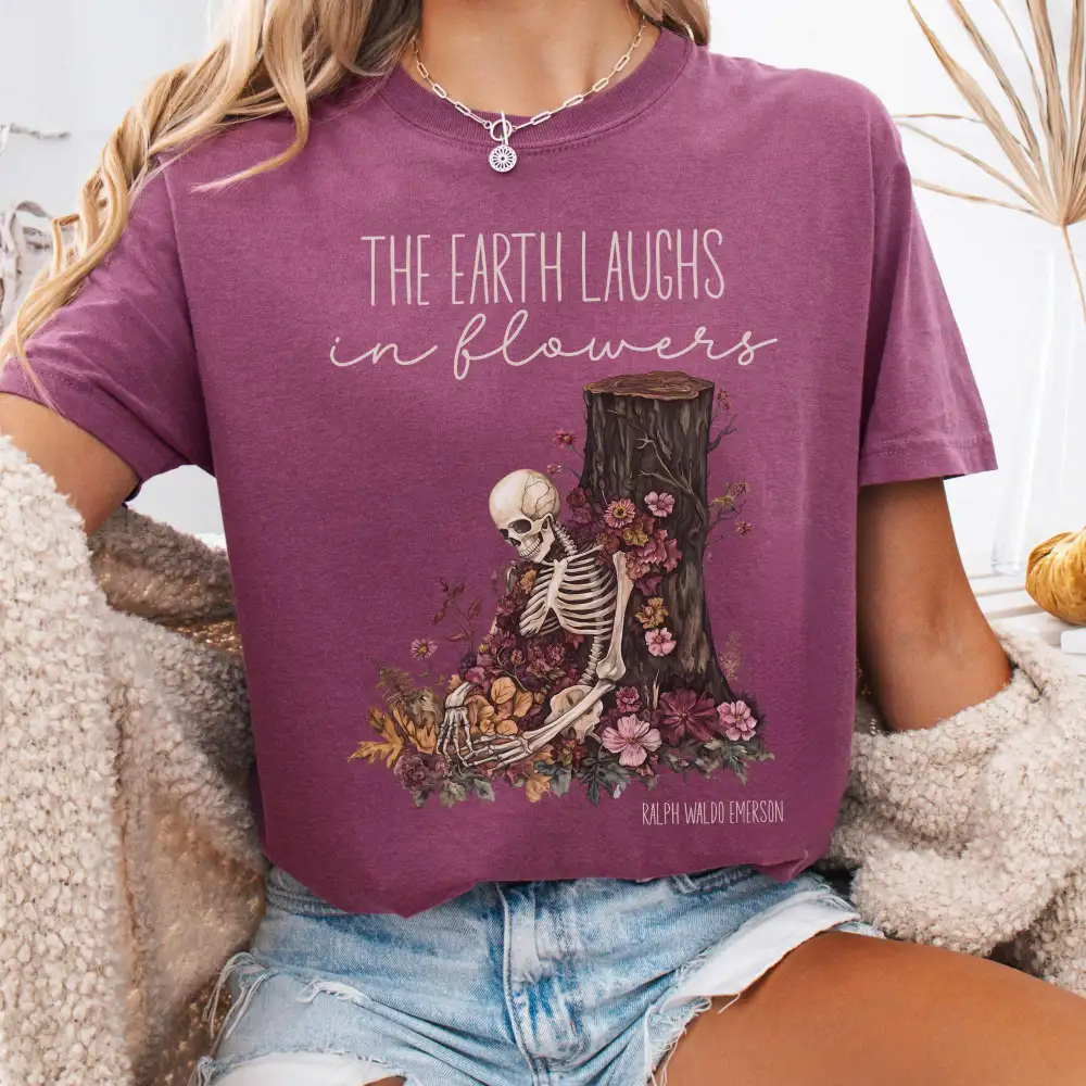 The Earth Laughs in Flowers Tee