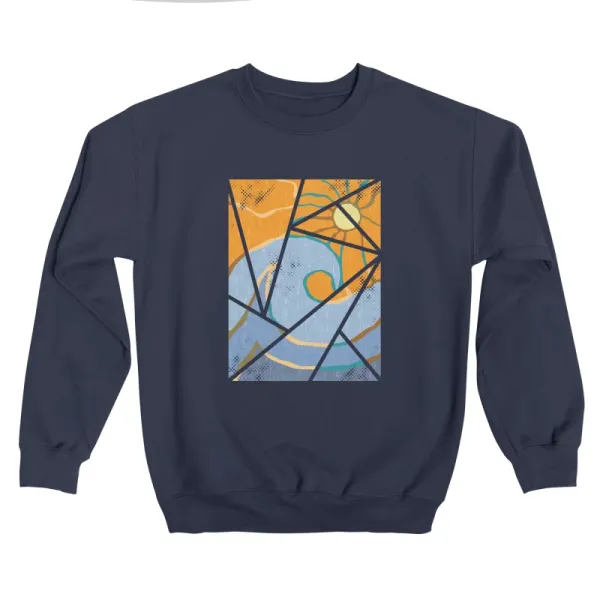 Big Waves Geometry Sweatshirt