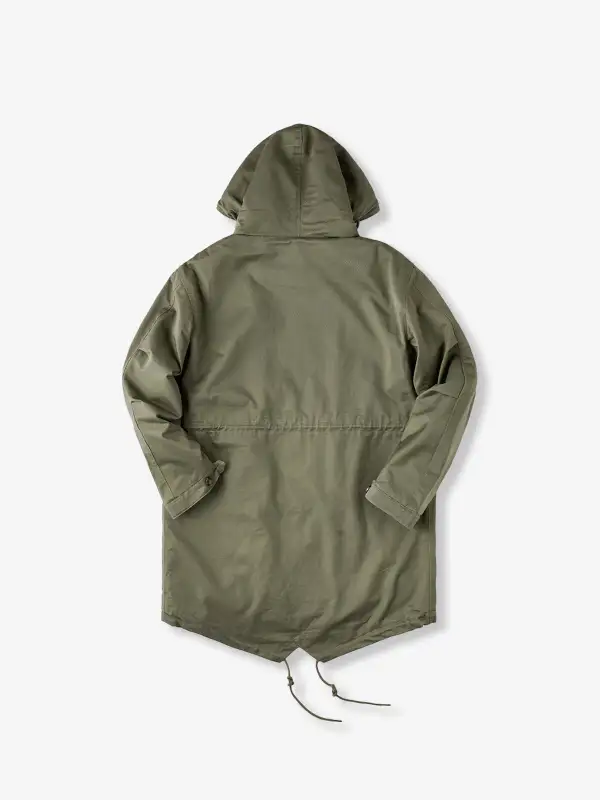 Men's Faux Fur Lined Pocketed Casual Coat
