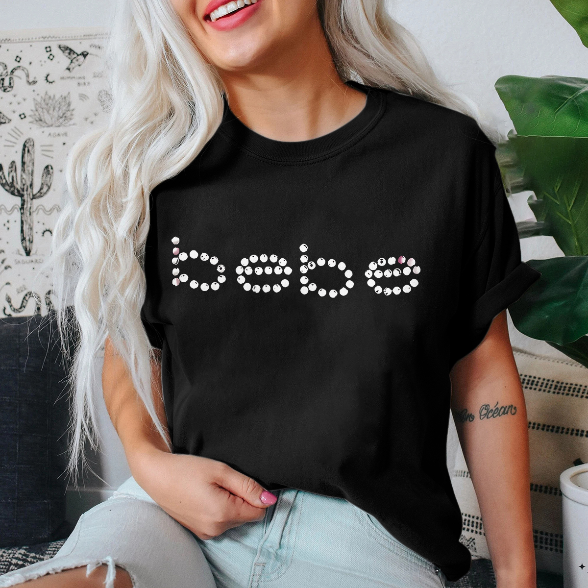Crew Neck Casual Style T-Shirt