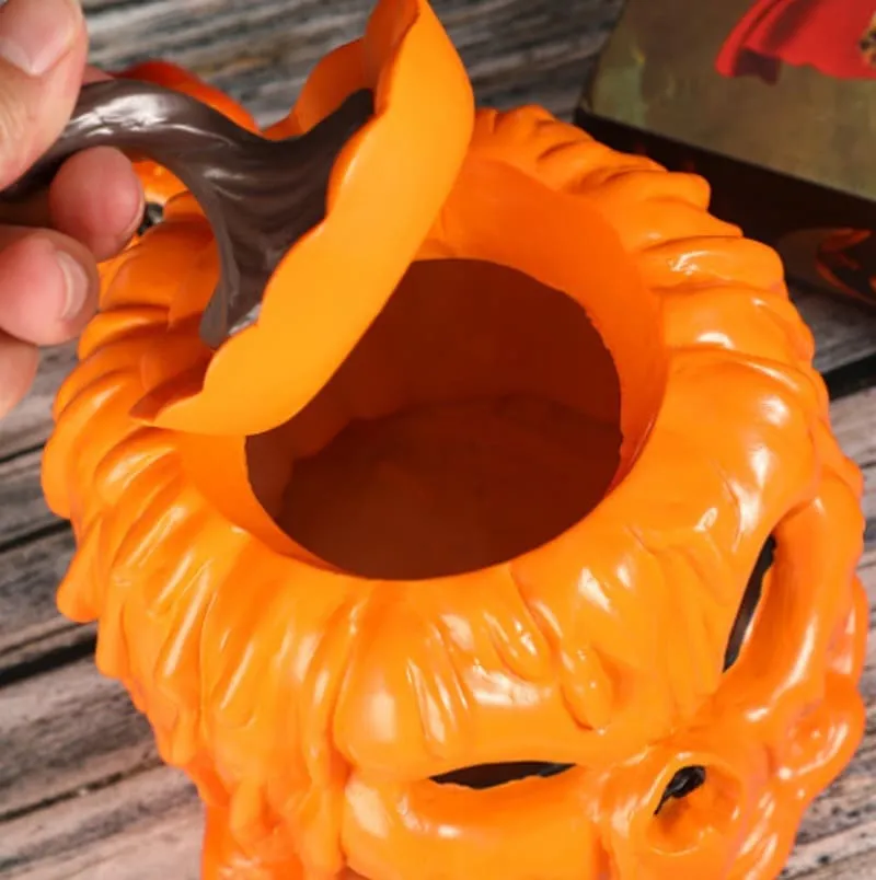 Halloween Pumpkin Head Candy Bowl