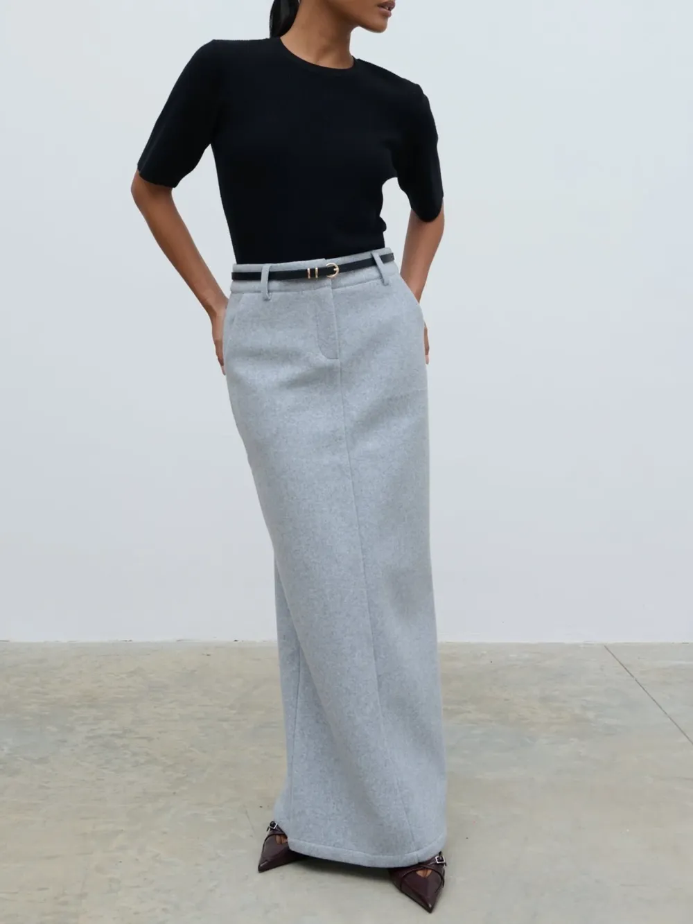 Casual Style Tailored Skirt