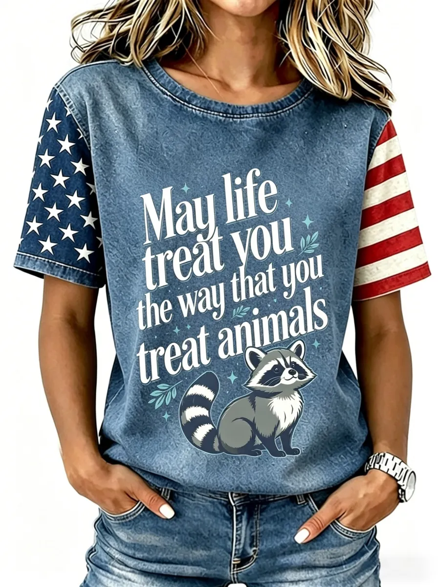 Protect Our Forest Animals Women's Vintage T-Shirt