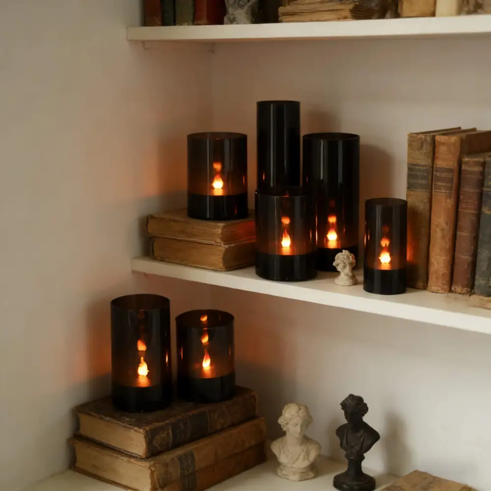 Gothic Halloween Flamewick LED Atmosphere Candle